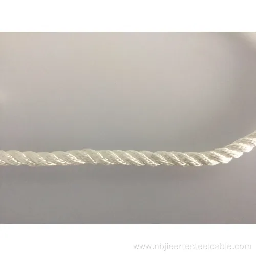 3 Strand Nylon Rope with White Color